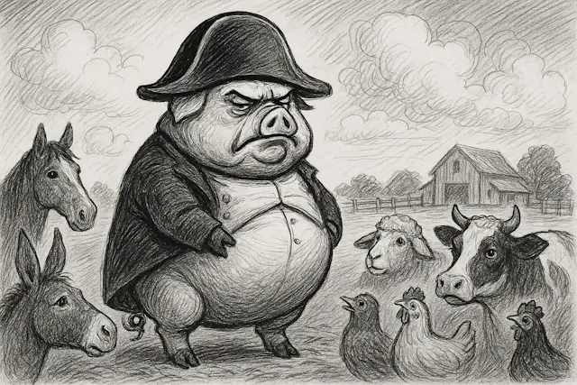 Ferma Animalelor - Napoleon are întotdeauna dreptate